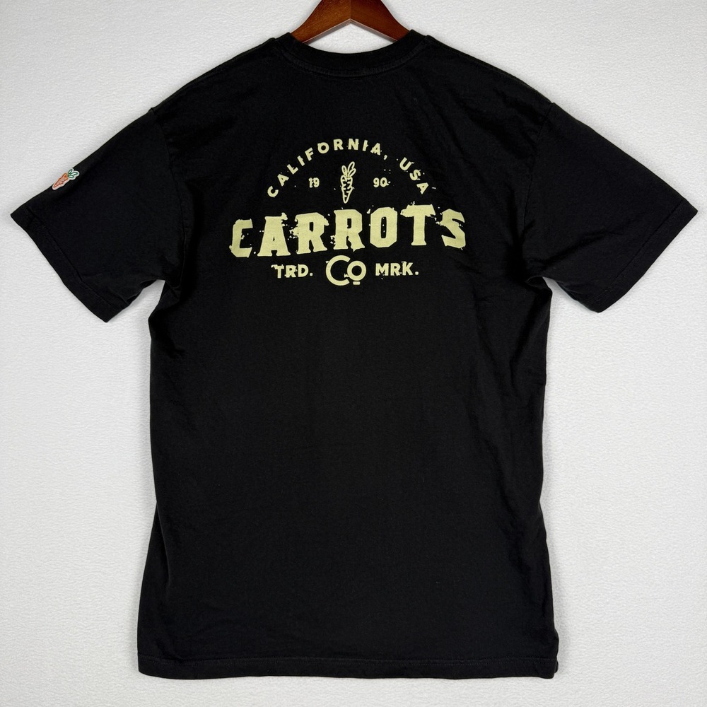 Carrots by Anwar T-Shirt Mens Large Black California Graphic Short Sleeve